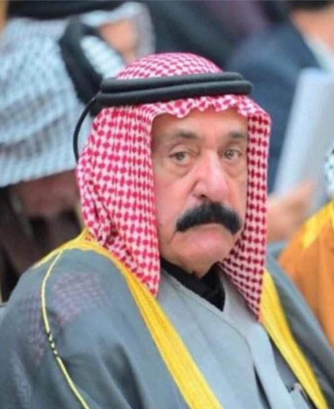 الشيخ احسان محسن علوان الشلال مواليد 1952 شيخ عشيرة البومحي