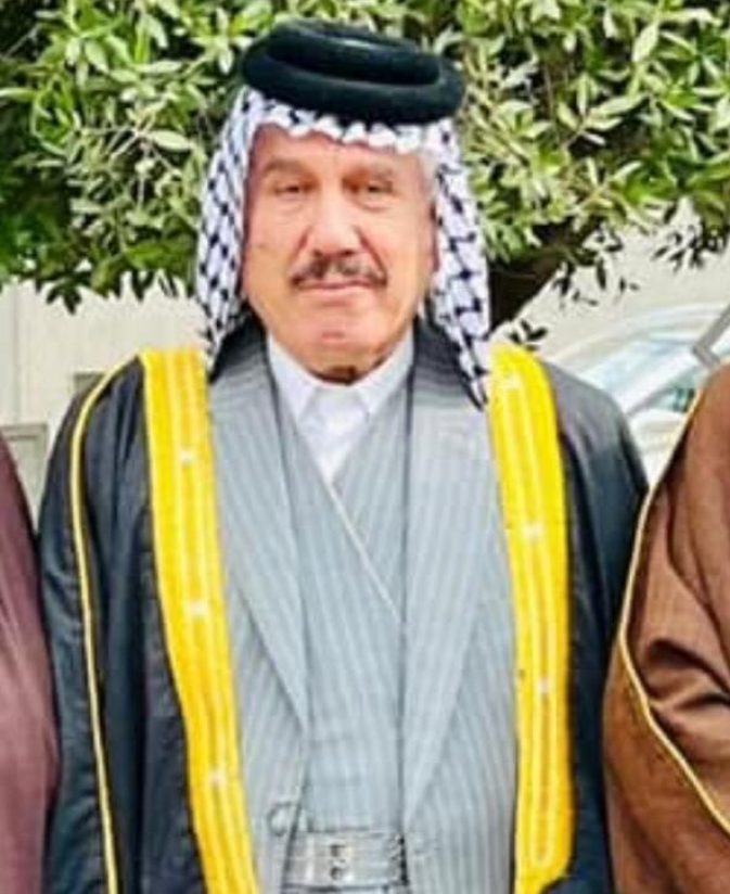 الشخ رعد رحيم خلف سواي الفهد عشائر ال ازيرج من مواليد عام 1952