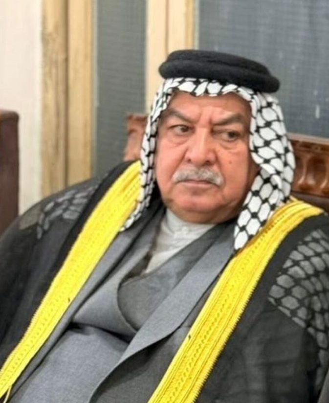 الشيخ سعد خضير شويرد عشائر البوحمدان من مواليد 1958