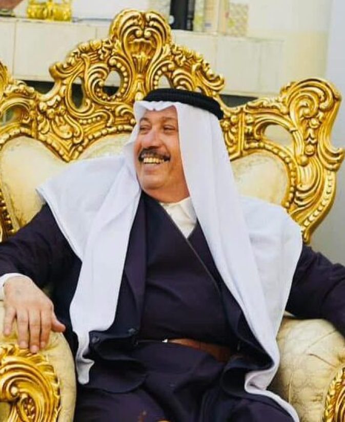 الشيخ سفيان عمر علي عشائر النعيم من مواليد 1966