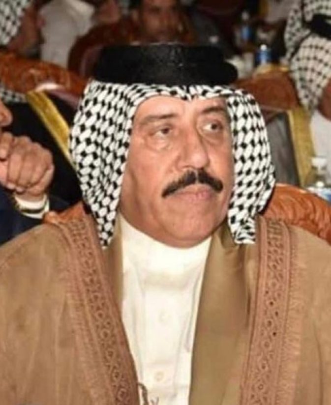 الشيخ صيهود فالح السد عشائر شمر طوكة مواليد 1956