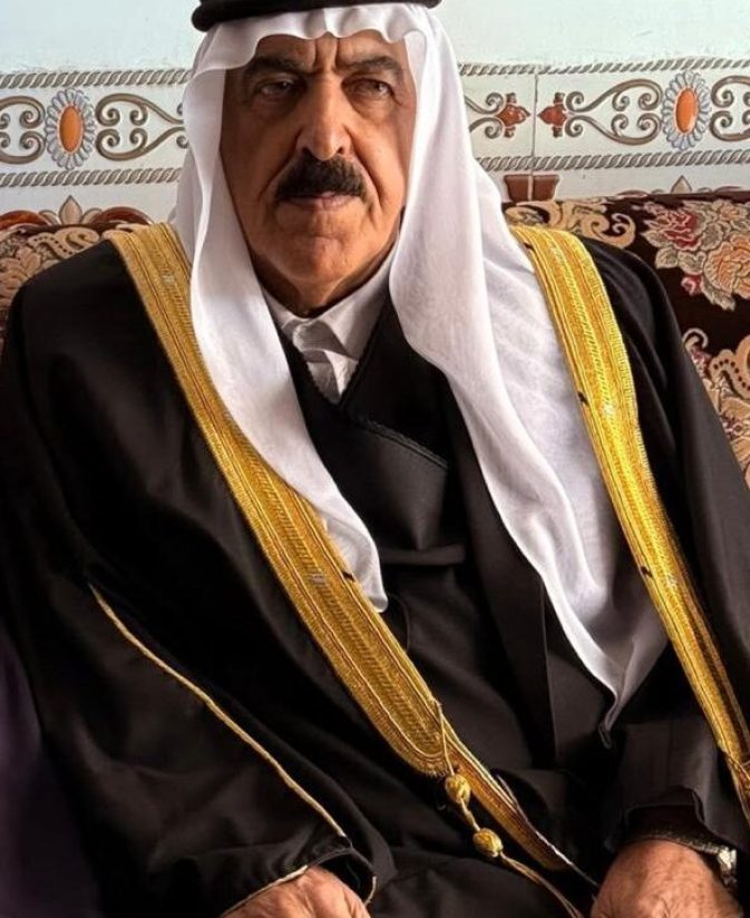 الشيخ مجيد نايف رشيد ابوزعيان مواليد 1957 عشيرة العيثه