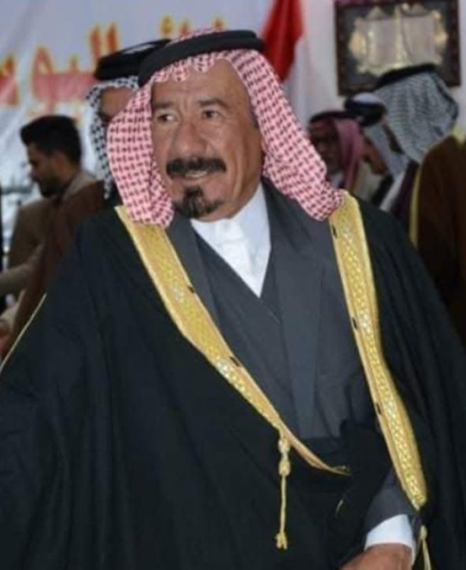 الشيخ مشعل محسن الفارس عشائر الرفيع من مواليد عام 1961