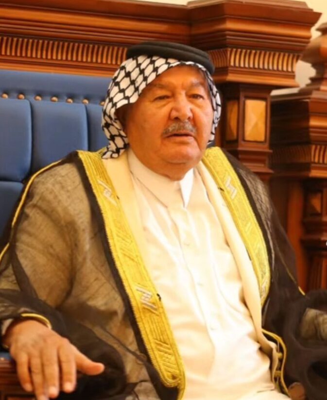 الشيخ سعدون غلام علي عبدالكريم مواليد عام 1949 شيخ عشائر بني لام